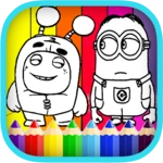 Logo of Oddbode And Minione Drawing Book android Application 